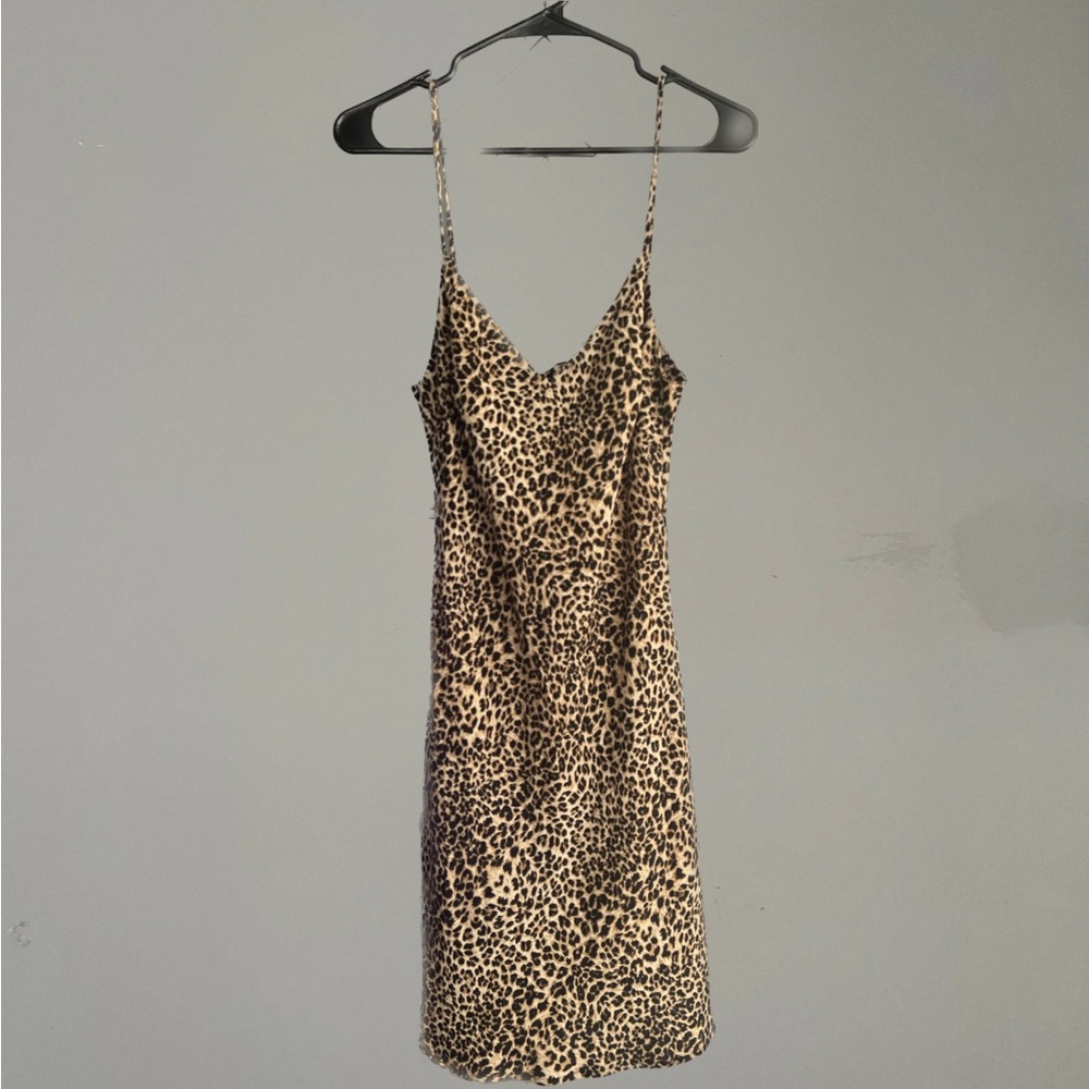 Size small leopard print dress. Audrey3+1. From Nasty Gal.